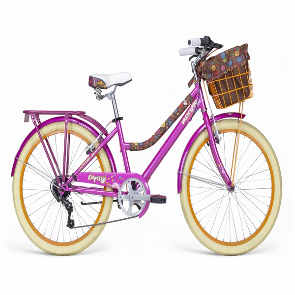 Bicicleta Urbana CAPRESSI R24 6v ROSA