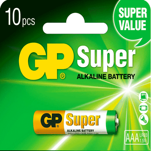 Pilas GP Batteries Alcalinas Blister de 10 Pilas AAA 
