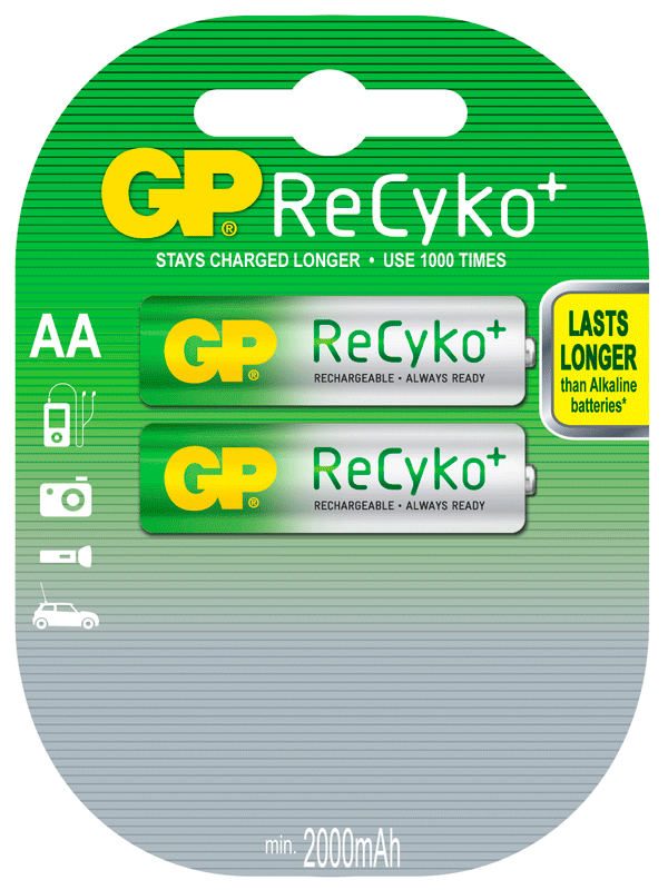 Pila GP Batteries Recargable ReCyko AA 2000 mAh
