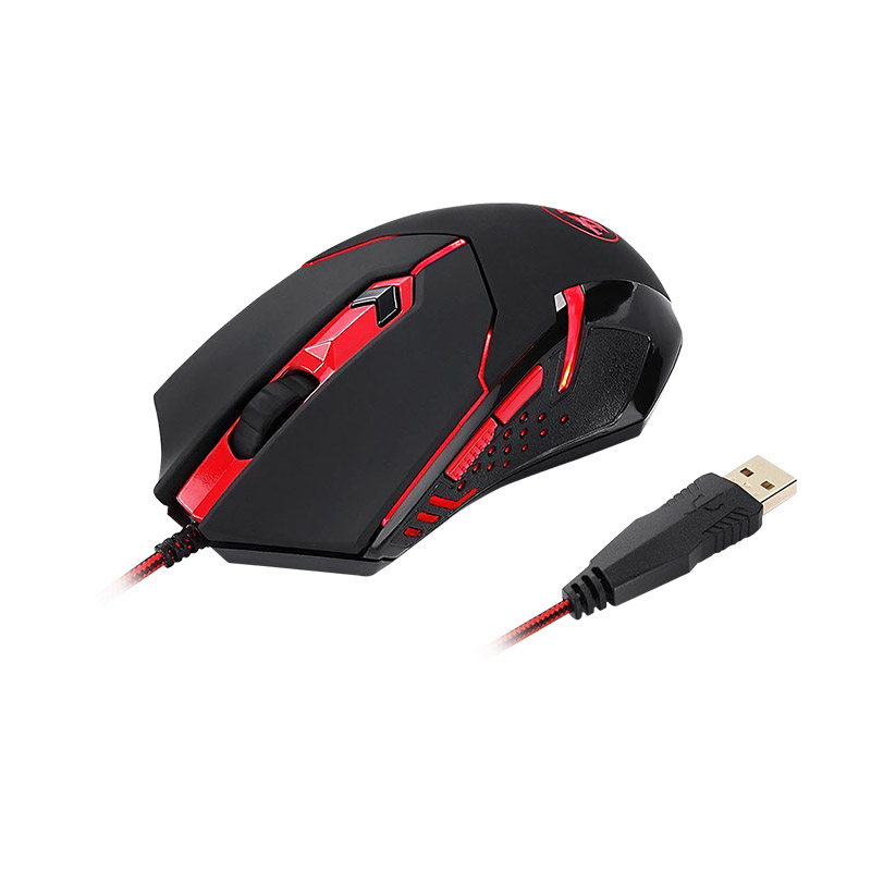 Redragon Kit Teclado Mouse Audifonos Y Mousepad K552-BB