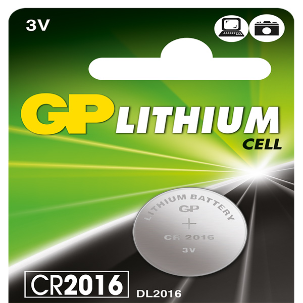 Gp Batteries Lithium Cell Pila Cr2016