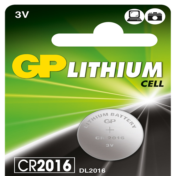 GP Batteries Lithium Cell PILA CR2016