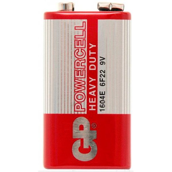 Pila GP Batteries de Carbon 1 caja c/ 20 pzs Pila 9V Carbon 