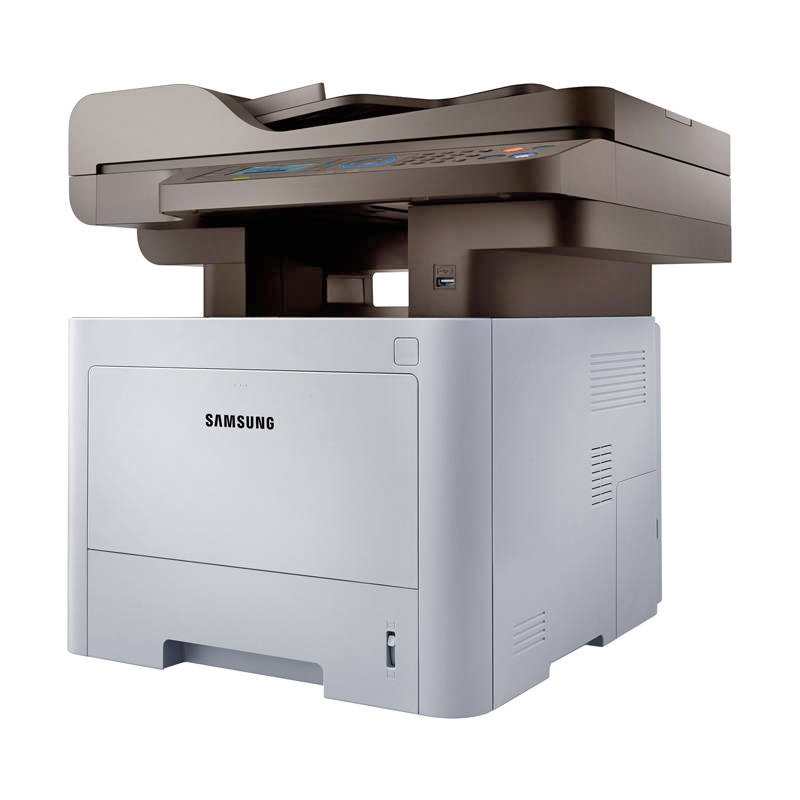 HP Samsung SL-M4072FD multifuncional láser B&N cristal oficio aplicaciones rojas gratis