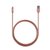 Cable Candywirez Stainless Steel Lightning Cable 3ft- rosa oro