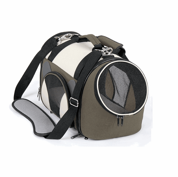 Transportadora de doble puerta para mascotas Chica