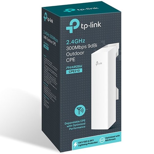 Access Point Tp-Link CPE210 2.4 GHz 300 Mbps Pharos Externo