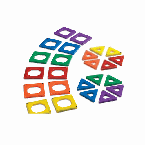 Juguetes Discovery Kids Azulejos Triángulos Magnéticos