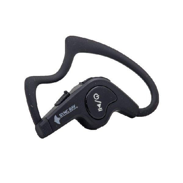 Audifono Bluetooth deportivo de un oido con orejera ideal par deportes y manejar Negro Sync Ray