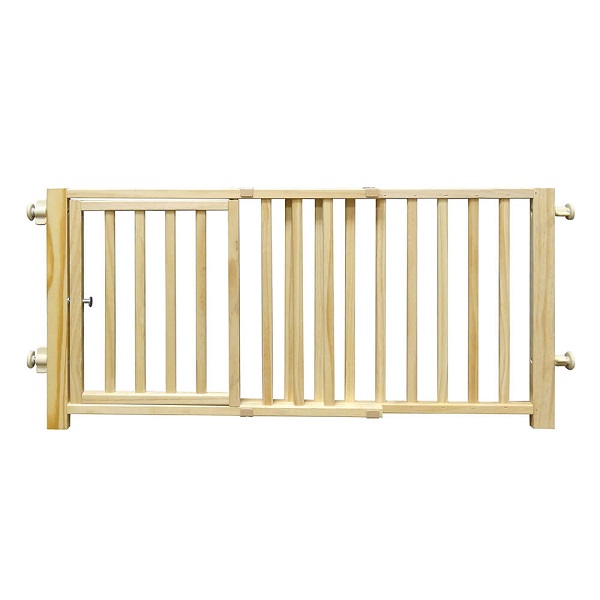 Reja Barandal Madera Para Perro Expandible De 76.2 Cm A A 1.10M