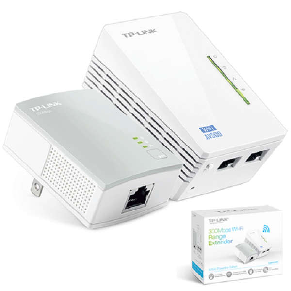 Kit Repetidor Powerline Av500 Wifi Tp-Link Tl-Wpa4220Kit