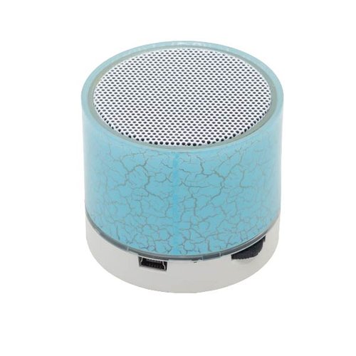 Bocina Bluetooth LED de gran sonido FM Micro SD y Auxiliar Azul Sync Ray