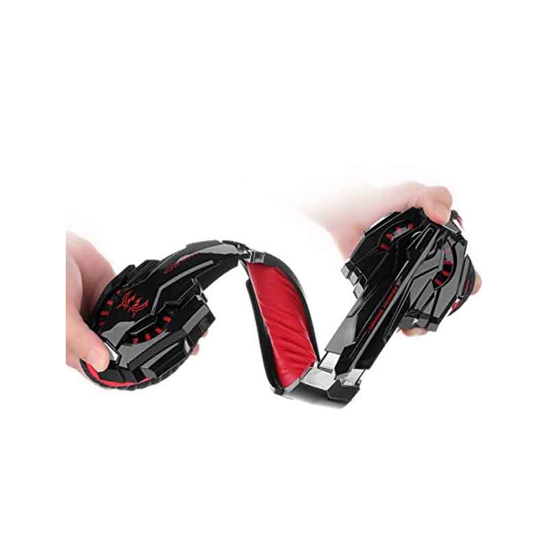 PS4 Diadema Kotion Each G9000 Pro Gamer Audífono Y Micrófono (Rojo)