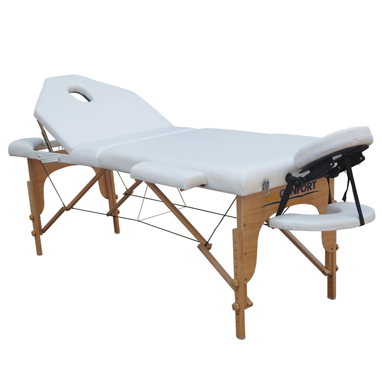 Cama de Masaje Spa Reclinable Estuche Portatil Profesional Mesa 