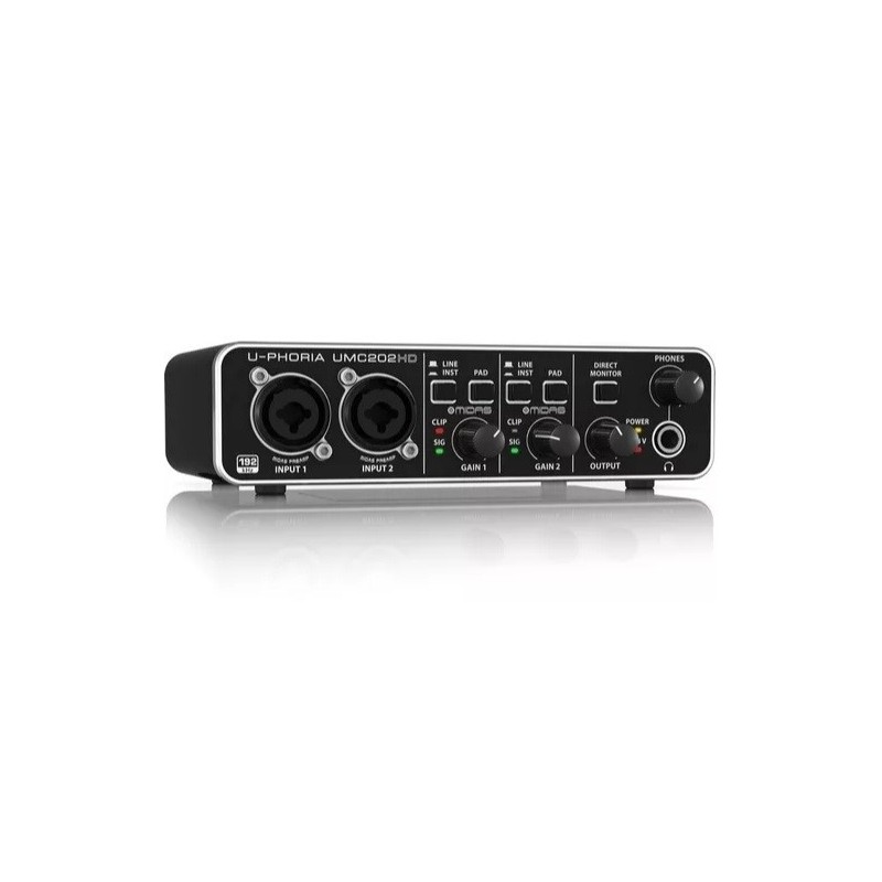 INTERFAZ DE AUDIO USB 2 CANALES BEHRINGER UMC202HD