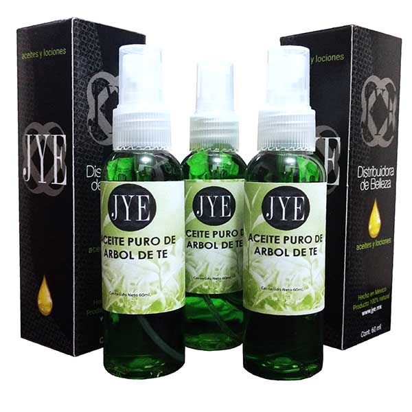 3 Frascos De Aceite Jye De Arbol De Te 60 Ml Cada Uno