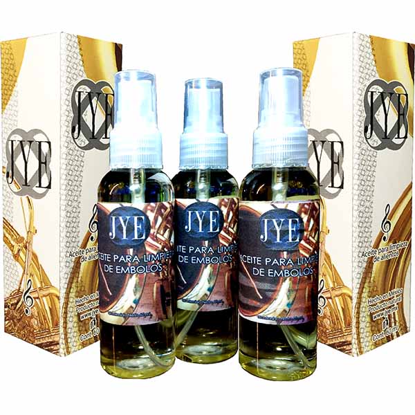 3 Frascos de Aceite JYE Limpiador de émbolos Saxor Trompeta