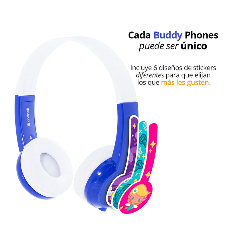 Audífonos para Niños con Límite de Volumen BuddyPhones Explore