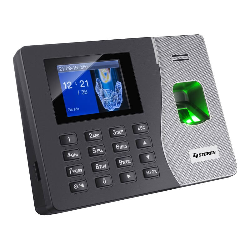 Reloj checador de huella digital por red