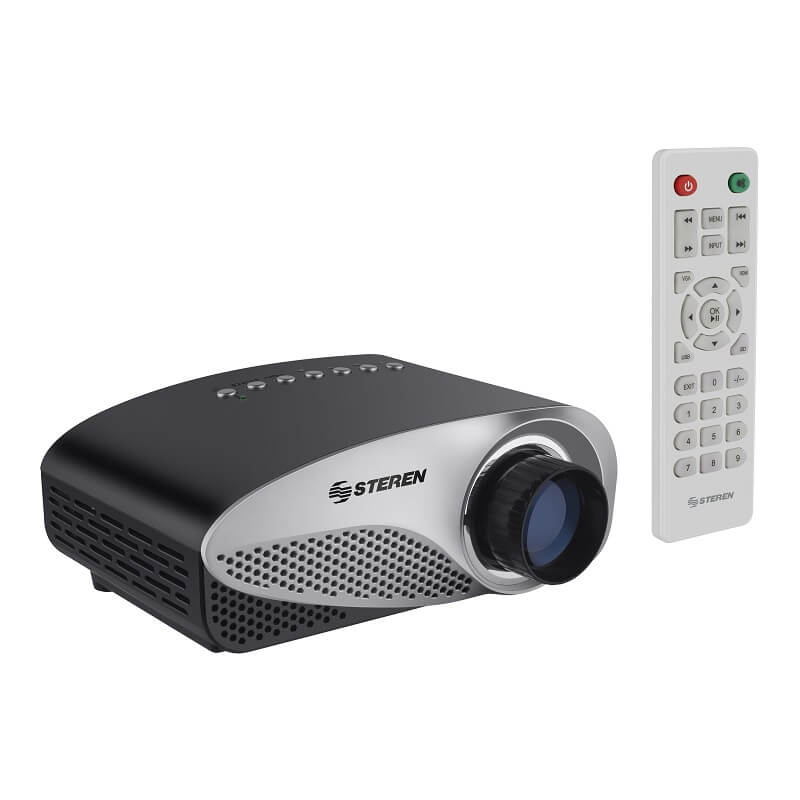 Mini Proyector Multimedia Con Sintonizador De Tv, Portátil