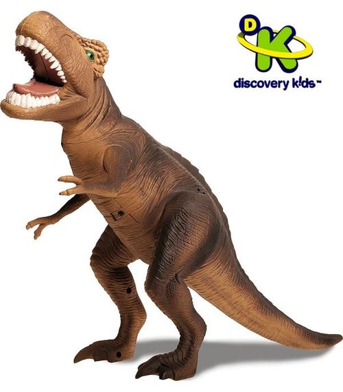 Dinosaurio T-Rex con batería Juguete Discovery Kids 