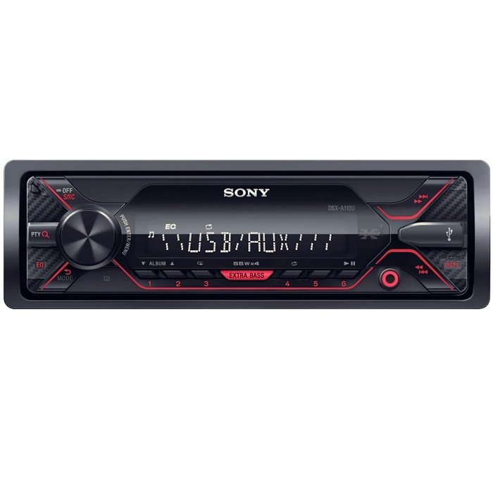 Autoestereo Sony EQ10 MP3 USB 55 Watts EXTRA BASS DSX-A110U
