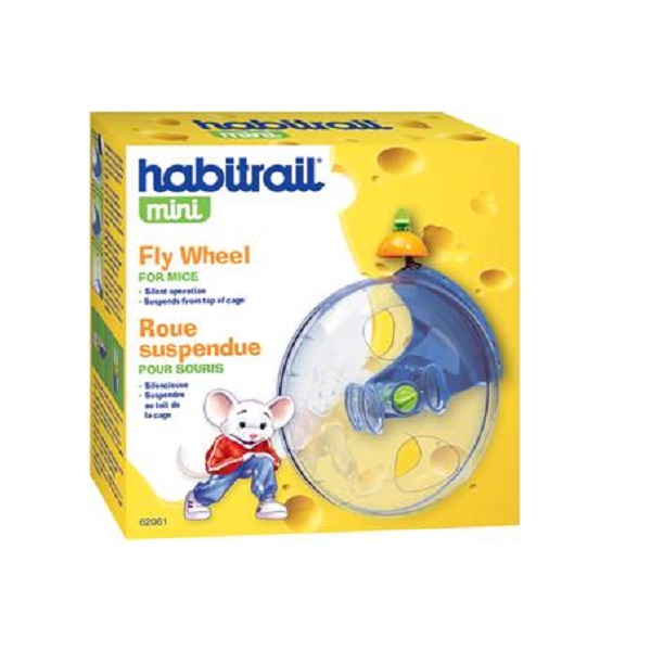 Rueda Ejercicio Habitrail Mini Hamster Ratones 17cm Diámetro