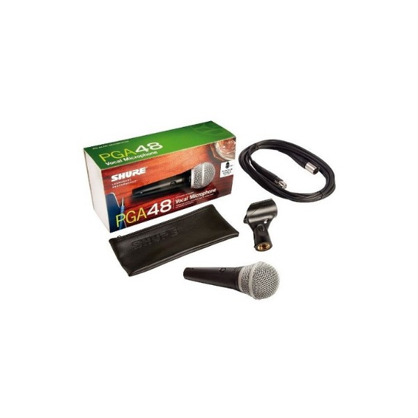 Microfono alambrico PGA48XLR Shure