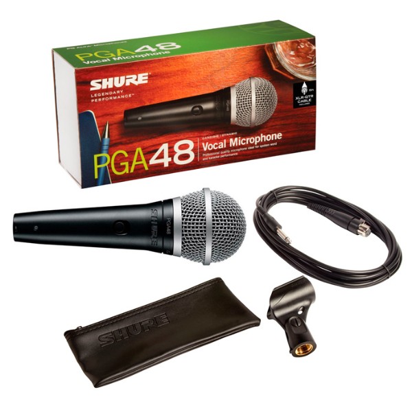 Microfono alambrico PGA48QTR Shure