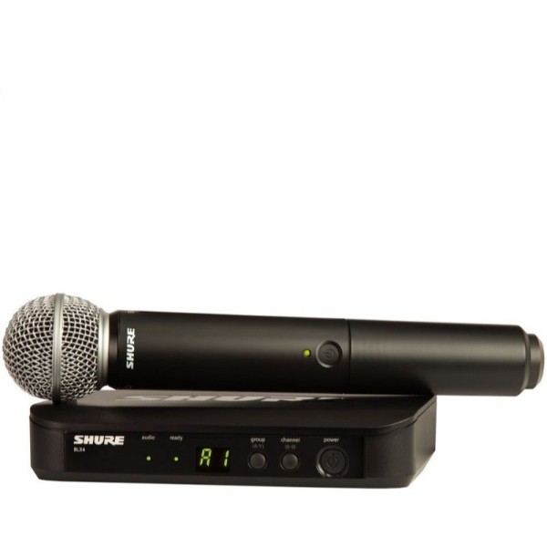 Microfono mano inalambrico BLX24SM58 Shure