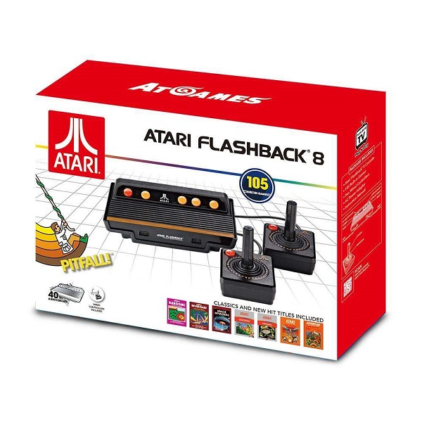 Atari Flashback 8 Classic Retro Console, Black, AR3220