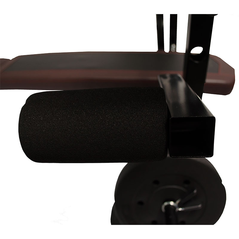 Banco Multiposiciones Kit Pesas 8 Discos 10lbs Barra Recta Gym Ejercicio