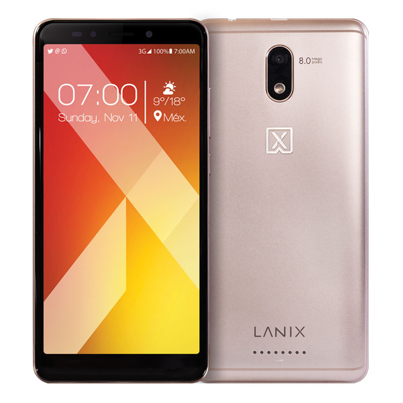 Celular LANIX 3G ILIUM M3 Color DORADO Telcel