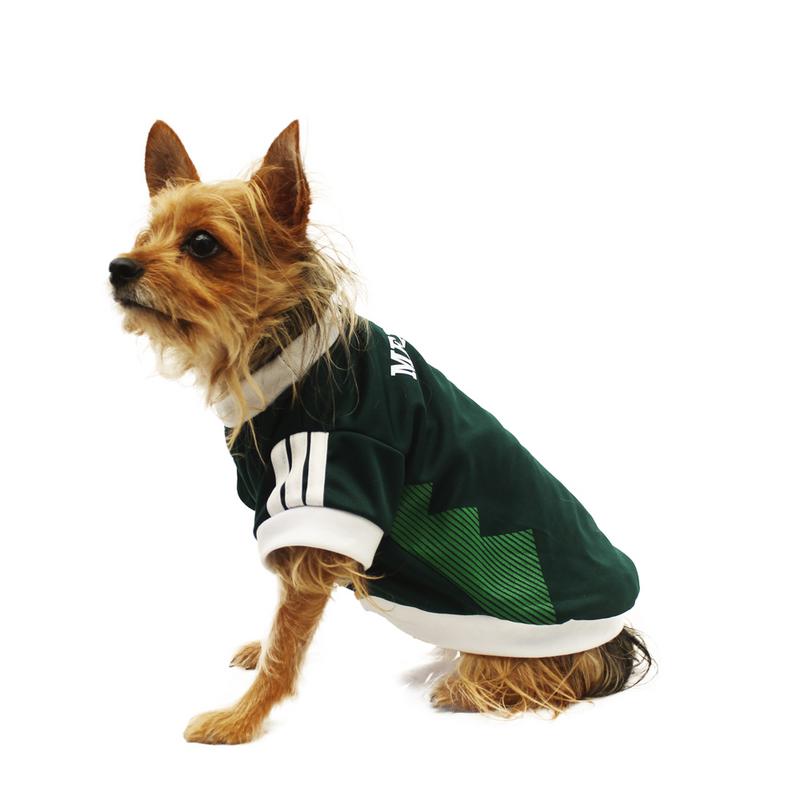 Playera de México Mundial 2018 para perros, Jersery México Talla 4