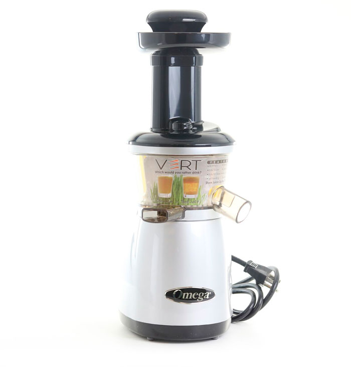 Extractor De Jugos Vertical Prensa Fría Domestico Plata Omega Vrt350