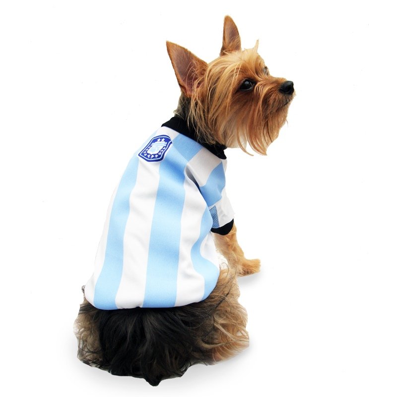 Playera Deportiva de Argentina P/Perros, Jersey Mundial