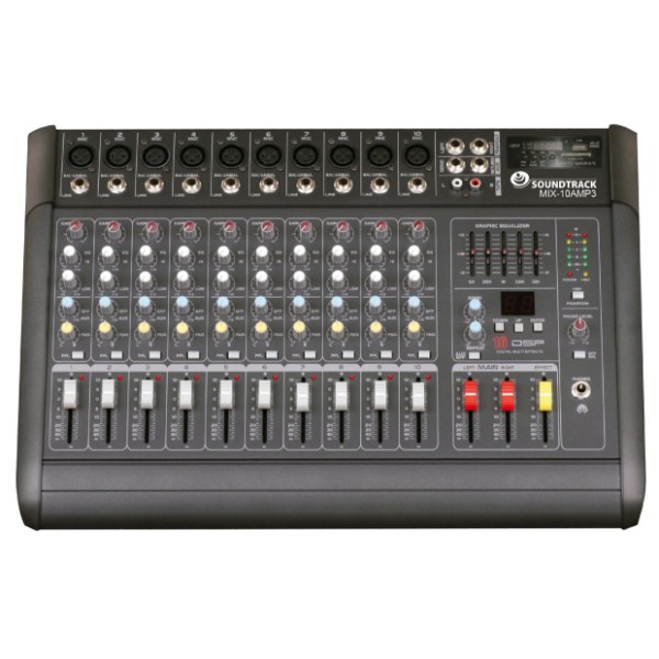 Mezcladora Amplificada Mix10Amp3 Soundtrack