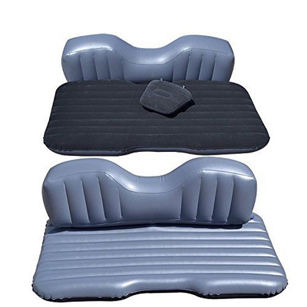 Air Bed Colchón Inflable Gris Para Auto 135 x 86.4 x 10 cm