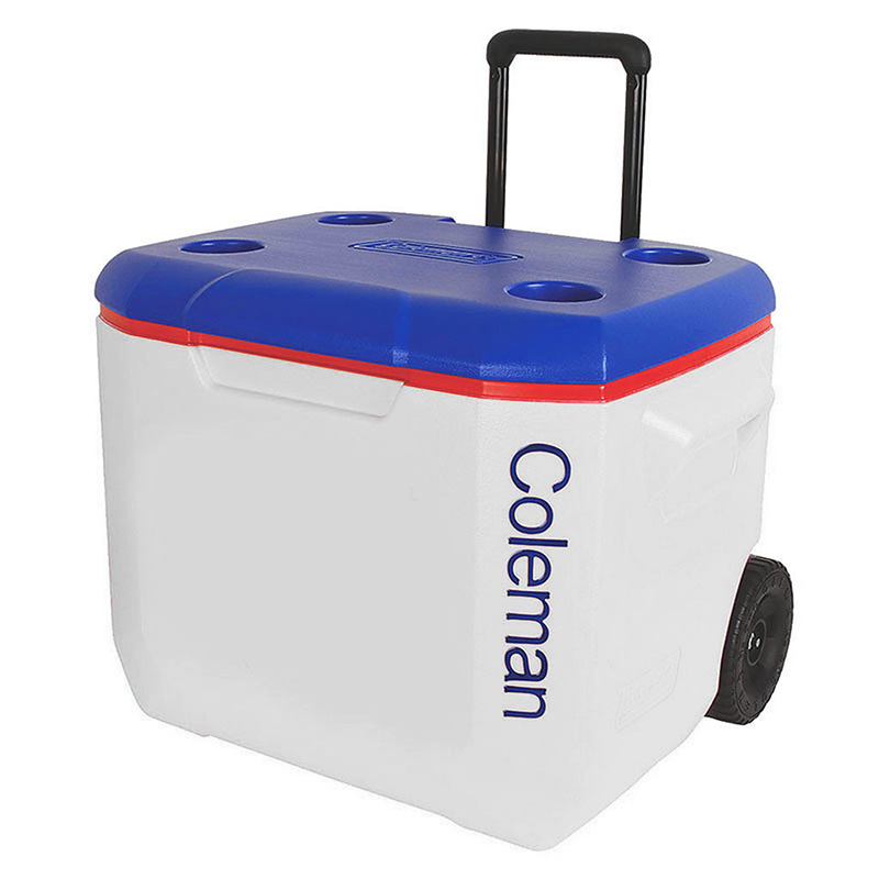 Hielera Coleman Con Ruedas 60qt - Blanca