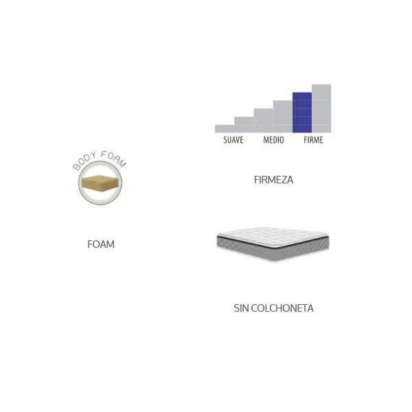 Colchon Baby Air 80x160 Cuna Blanco - Kessa