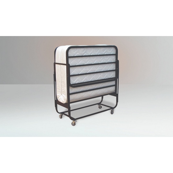 Base Plegable con Colchon 1320-OCE Individual Negro - Kessa