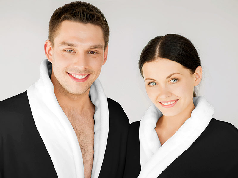 Bata De Baño Unisex Afelpada Spa Collection