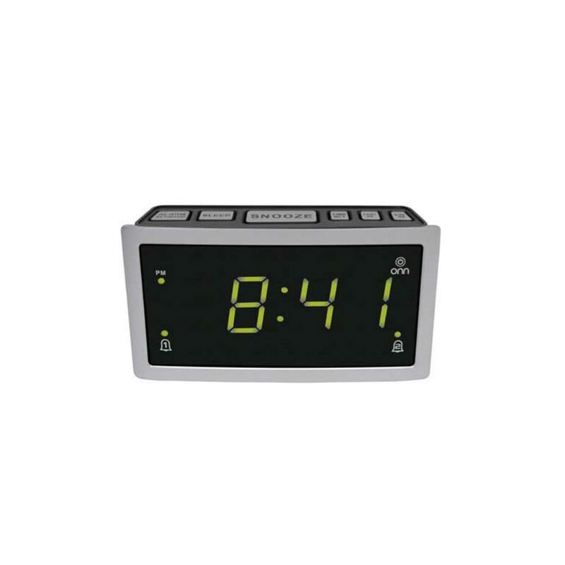 Radio Reloj Digital Despertador Doble alarma Onn Reacondicionado