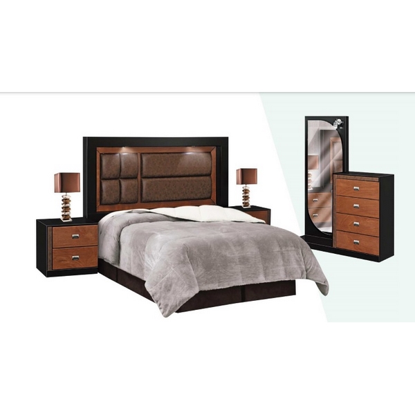 Recamara Liverpool Tabaco y Chocolate - Kessa