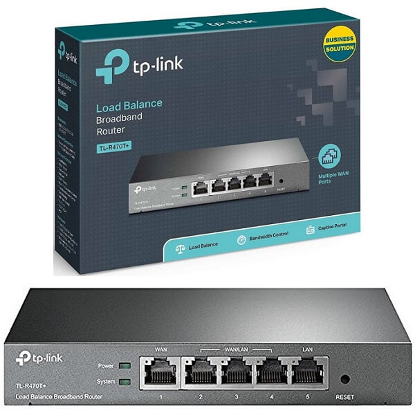 Router Balanceador De Carga Tp-Link TL-R470T+ Multi Wan