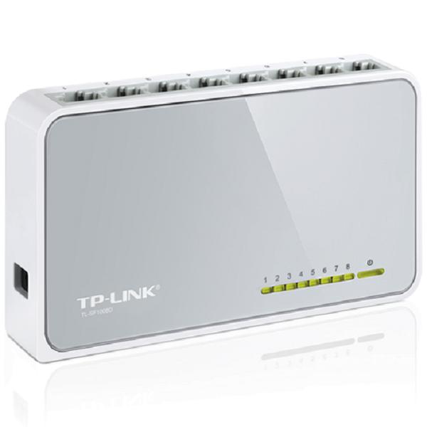 Switch 8 Puertos Tp-Link 10/100 Mbps TL-SF1008D Plug & Play