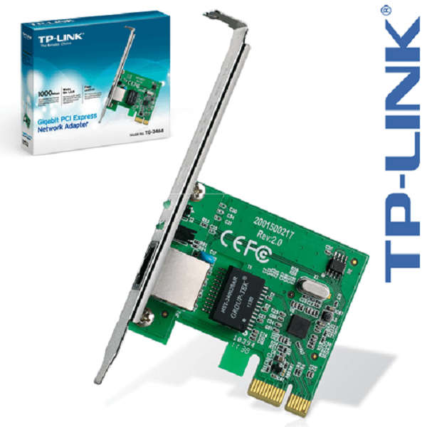 Tarjeta De Red PCI-E Ethernet Tp-Link Gigabit TG-3468 10/100/1000 Mbps