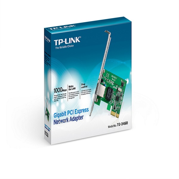 Tarjeta De Red PCI-E Ethernet Tp-Link Gigabit TG-3468 10/100/1000 Mbps