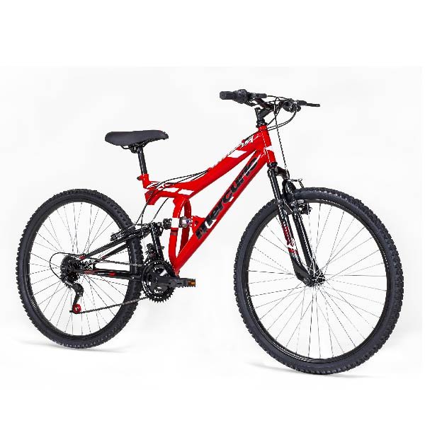 Bicicleta Mercurio Ztx 2018 Dh 18 Velocidades Rodada 26-Rojo