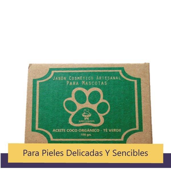 Jabón Aceite De Coco & Té Verde / Sin Olor Perruno